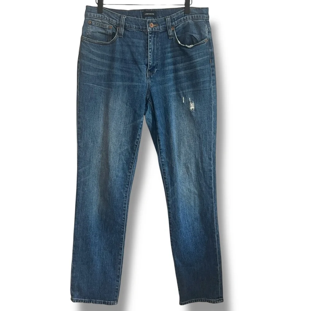 J. Crew Slim Broken-In Boyfriend Jeans Size 29 Tall Capsule Grunge Edgy Normcore - Picture 3 of 14